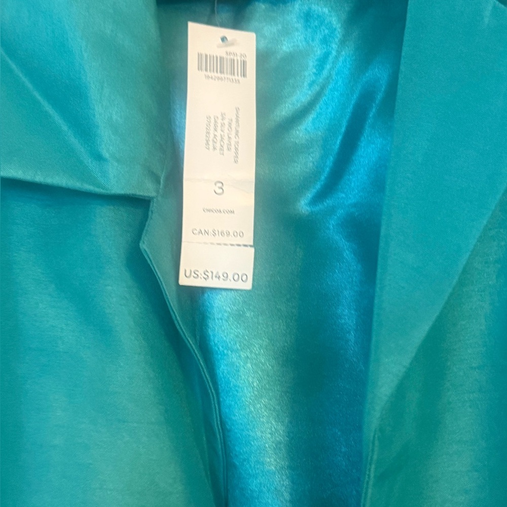 Silk Shantung Jacket - Picture 3 of 5